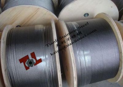 China 316 A4 1.4401 7x19 14mm Stainless Steel Wire Rope with Net  Weight 784kg per 1000m for sale