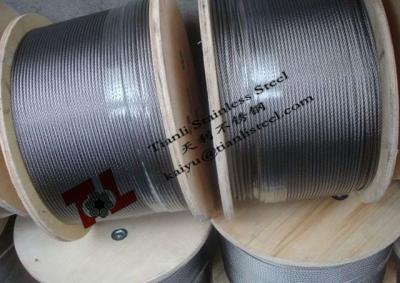 China 316 A4 1.4401 7x19 16mm Stainless Steel Wire Rope with  Weight 1024kg per 1000m for sale