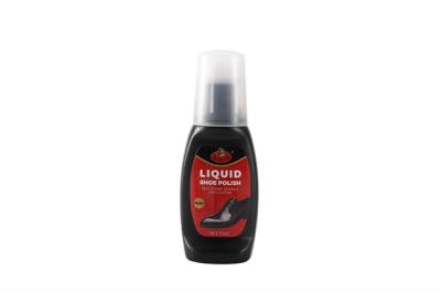 China Black 75 Ml Liquid Shoe Polish Easy Self Care Gloss Built In Applicator Sponge Top 3 Colors Customized Made In China for sale