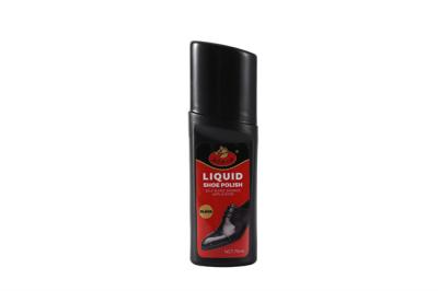 China 75ml Black Color Liquid Shoe Polish With Sponge Applicator Shoe Shine Care For Combat Boots China Factory OEM for sale