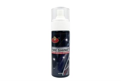 China Car Tire Shine Spray High Gloss Coating Dressing Refurbishing Spray Wheel Cleaner Sprayable Extra Glossy for sale