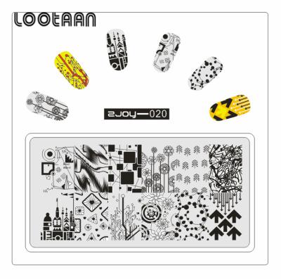 China Nail Art 2018 High Quality Nail Stamp Plate 100% New Design Customized Logo Nail Art Stamp Factory Wholesale for sale