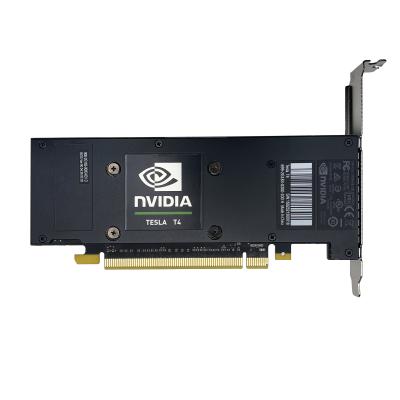 China Workstation NVIDIA Tesla T4 16GB GPU Graphics Card For Small Footprint Datacenter Edge Inference 16GB GDDR6 for sale