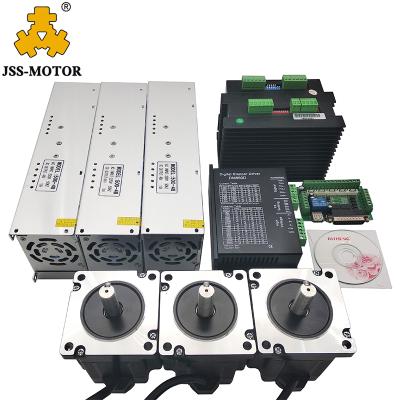 China NEMA 34 12N.m Step Driver and 3 Axis CNC Kit Stepper Motor 86HS156-6204A for sale