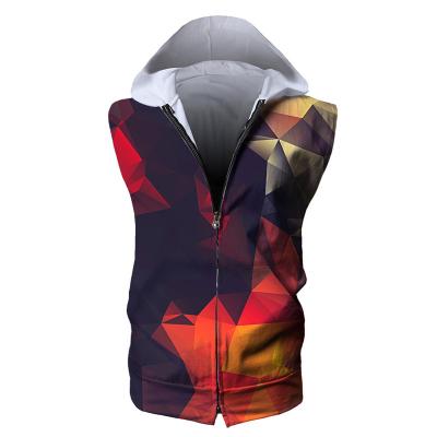 China Drop Shipping Breathable 3D Apparel Low MOQ Custom Good Price Blanket Sleeveless Hoodies Plus Size Pullover for sale