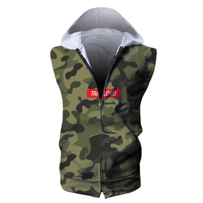 China Drop Shipping Breathable Custom Apparel 3D Pattern Printed Pullovers Wholesale Custom Sleeveless Hoodie Women for sale