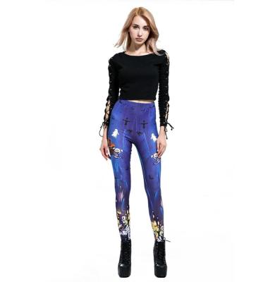 China Antibacterial Drop Shipping Graphic Polyester Custom 3D Printing Quenching Legging Set for sale