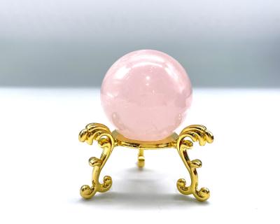 China China Color Crystal Healing Stones Rose Quartz Magic Ball for Home Decoration for sale