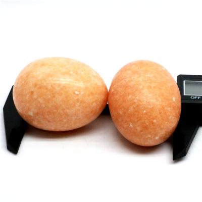 China Wholesale Natural Citrine Yellow Jade Crystal Yoni Massage Healing Egg from Europe for sale