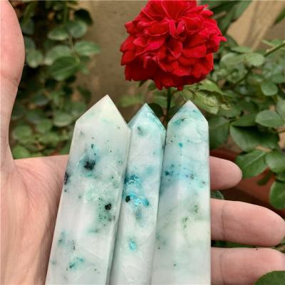 China China Wholesale High Quality Chrysocolla Stone Spiritual Healing Point For Mediation for sale