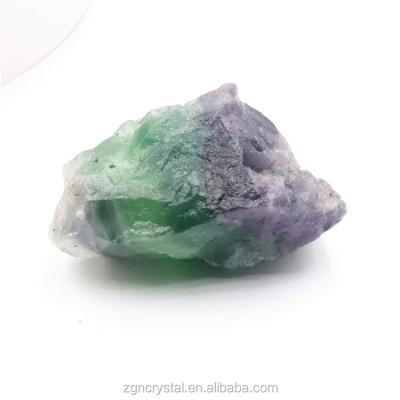 China China wholesale magic color raw rainbow fluorite for spiritual mediation and healing for sale