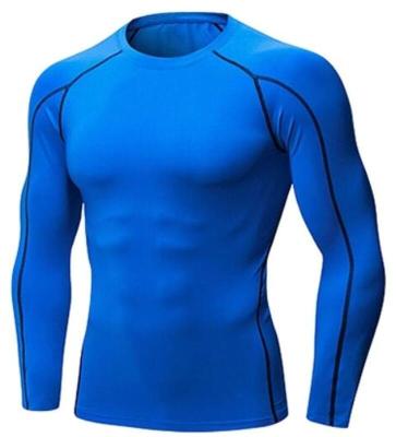 China Long Sleeve Customized Blue Rash Guards For Swimming Snorkeling Surfing for sale