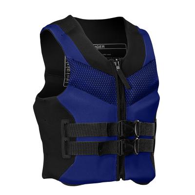 China SBR Neoprene Customized ISO12402-5 CE Certificated Neoprene EPE Adult High Buoyancy Swim Fishing Boat Kayak Sea Scooter Life Vest Surfing Jacket for sale