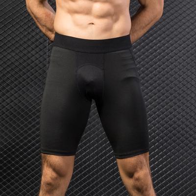 China Private Label Polyester Antibacterial Sports Fitness Swim Gym Underwear Custom Compression Shorts Briefs Men Boxers for sale