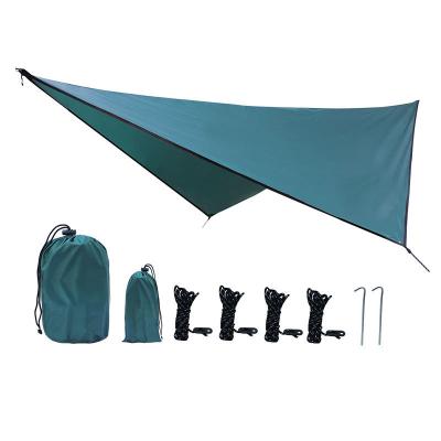 China 360*290cm Outdoor Ultralight Waterproof Rain Canopy Four-Corner Portable Canopy Tent For Garden Camping for sale