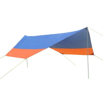 China A Large Outdoor Camping Retractable Canopy 4.7m*4.4m Waterproof Tarp Tents Sun Shelter Tent Larger Size 4.7m*4.4m for sale