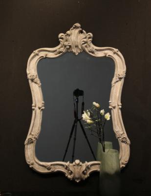 China French Country Wall mirror Decoration New style Classic Frency country style Grey gold European style Customized for sale