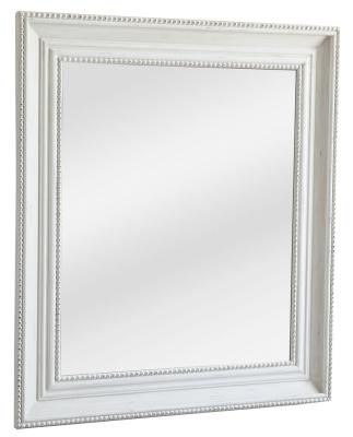 China French Country Square Popular French Country Style Living Room Smoky Dis.White Frame With Flat Mirrors Decor Wall Customized for sale