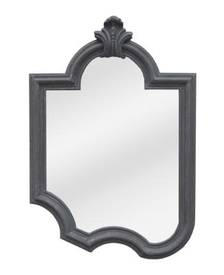 China French Country Wall mirror New Style Window mirror Decoration Classic French Country Style Grey Round Customized for sale