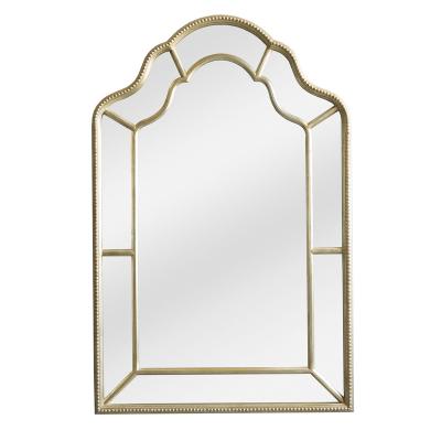 China Contemporary Mirrors decor wall special-shaped  wood frame country silver  Luxury window mirror Customization for home daily life  decoration for sale