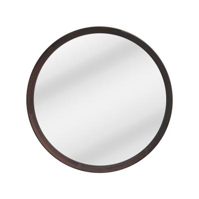 China Nordic style Wall mirror Decoration New style Classic Manufacturer supplying Nordic style Stone grey Solid wood mirror Customized for sale