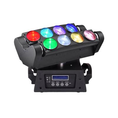 China Beam Effect Music Festival DJ Stage Speed ​​8*12W RGBW LED Spider Beam Motor Head Light LED Stage Light for sale