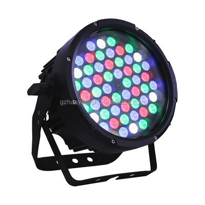 China Theme Park Factory Direct Selling Led 54*3w Led Slim Flat Par Demonstration Use Waterproof Stage Lighting for sale