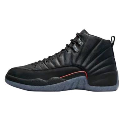 China Sports Active 1:1 Basketball Shoes Retro Sports Original Version Shoes Aj12 Head Black Samurai Layer Real Real Carbon Standard for sale