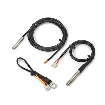 China Mix Stainless Steel Encapsulated DS18B20 Waterproof Temperature Probe Sensor 18B20 (1m, 2m, 3M, 5m) for sale