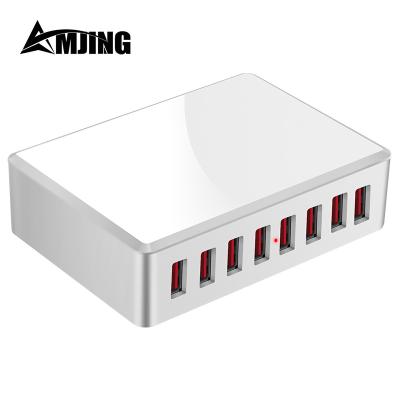 China Safty 40W 8 Port USB Charger WLX-T9 100-240V Multi Port Charging Socket For Smart Life for sale