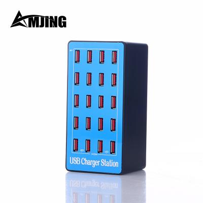 China New Best Safty Charger 100W 20usb Charger WLX-A5+ Port Plug Safety Smart Charger for sale