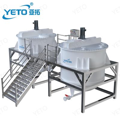 China Factory Price Anti Corrosion Chemical Polypropylene Detergent Daily Strong Acid Liquid Raw Material Corrosion PP Material Mixer Machine for sale