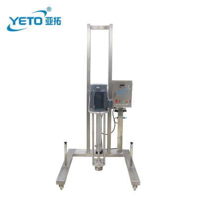 China Hotels YETO CE ISO Certificate 2.2kw Pneumatic Lifted High Lance Homogenizer Mixer Machine for sale