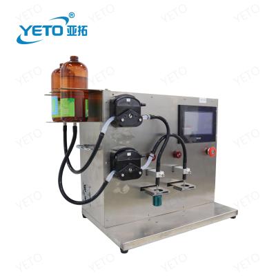 China Semi Automatic Small Volume Liquid Bottle Vials Viscosity Low Food Price Nail Polish Gel Glue Filling Machine Cosmetic Price for sale