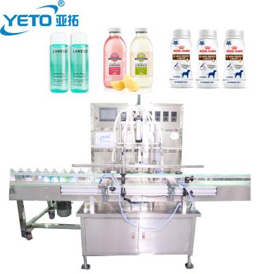 China YETO-100ml 200ml 500ml Food Gear Pump Filling Machine Juice Water Beer Wine Oil Bottle Jar Liquid Filler For Cosmetics Toner Water for sale