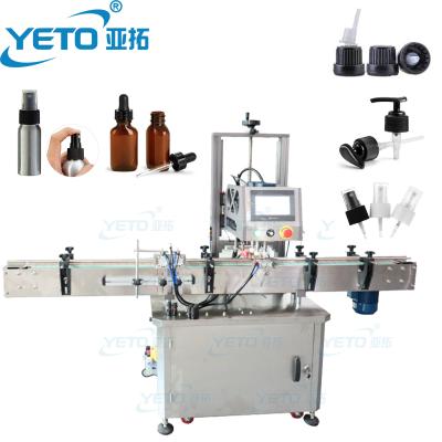 China Hign Speed ​​YETO-Fully Automatic Small Bottle Lids Sealing Capping Machine Plastic Dropper Covers Capper Screwing Tightening Treatment Pump for sale