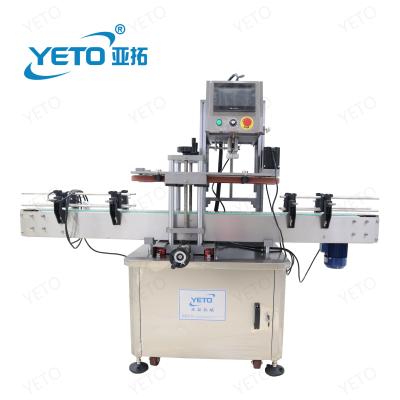 China Full Automatic Food Essential Oil Eye Dropper Dropper Pump Covers Automatic Plastic Bottle Jar Capping Machine For PET Bottles for sale