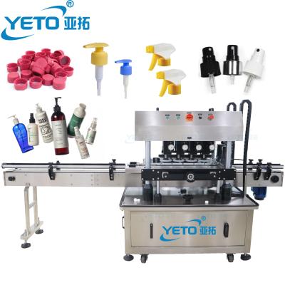 China YETO-50-70Pcs Per Tiny High Speed ​​Automatic Cosmetic PET Capsule Food Glass Jar Capper Sealing Screwing Capsules for sale