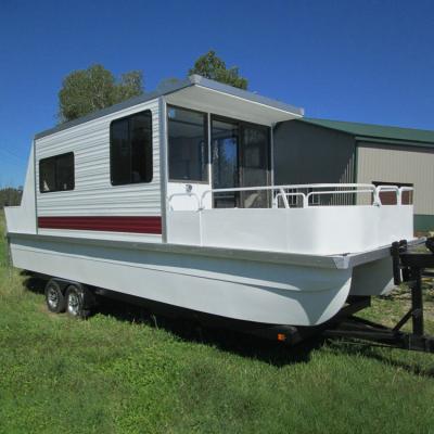 China Warter Sports Cheap Kinocean 30ft Small Pontoon Houseboat For Sale for sale