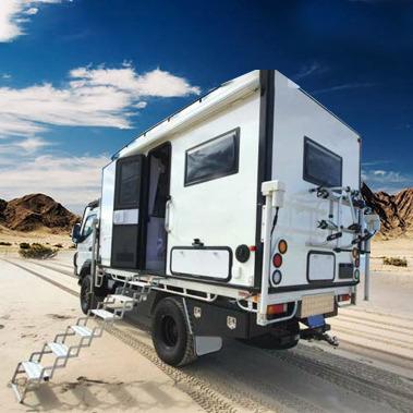 China Travel Trailer EcoCampor Food Expedition Truck Camper 13.8 Van Direct Manufacturer for sale