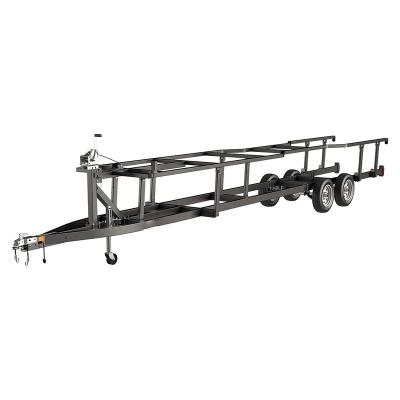 China Spring Axle Aluminum Pontoon Boat Trailer tandem for sale