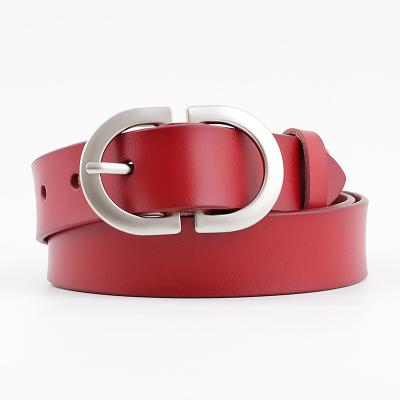 China Fashion.Casual Style PU Leather Belt Ladies Wholesale Korean Multicolor Thin Ladies Belt for sale