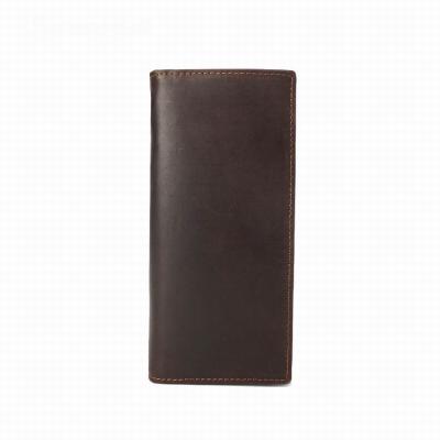 China RFID Wholesale Accept Custom Logo Men Card Holders Purse Genuine Leather RFID Wallet Bifold Wallets for Men for sale