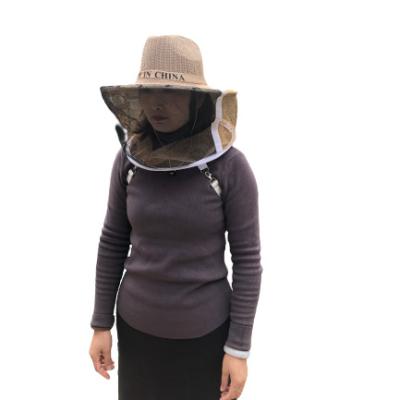 China Beekeeping Cowboy Bee Hat Cover Convenient And Useful Face Hat Anti-bee Special Full Set High-definition Veil Thickened Bee Hats for sale