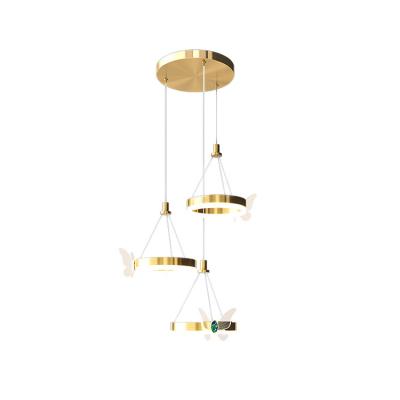 China Simple Modern Nordic Style LED Chandelier Restaurant Minimalist Modern Dining Pendant Lights Decorate Home Lamp for sale