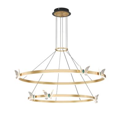 China Modern Nordic Modern LED Lights Dining Simple Chandelier Light Living Room Decorate Pendant Lamp For Home Furniture for sale