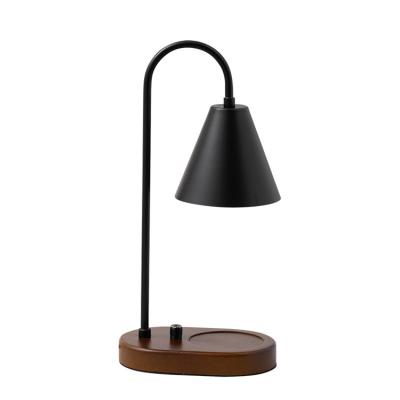 China Creative Nordic Modern Minimalist Aromatherapy Wax Candle Lamp Household Cast Iron Table Lights Simple Dimming Candle Lamps for sale