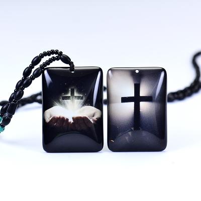 China Environmental Druable Personalized Jewelry Kids Necklace Pendent Custom Necklace Cross Necklace for sale