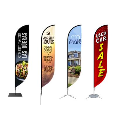 China Custom Free Flying Custom Printed Flag Feather Flag House Car Wash Open House Sale Flag Pole Beach Portable Exhibition Backdrop Banner Now for sale