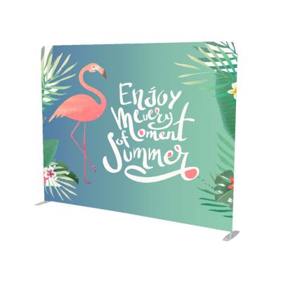 China Light Trade Show Display Backlit Tension Free Backlit Fabric Stand Customized Full Color Printing Backdrop for sale